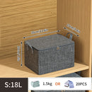 Axyaa Clothes Storage Bag: Foldable Quilt Organizer for Wardrobe - Large Capacity Clothing Storage