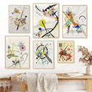 Axyaa Geometric Abstract Canvas Wall Art Poster Prints