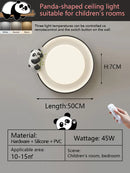 Axyaa Cartoon Panda Ceiling Light for Kids' & Master Bedrooms, Creative Design