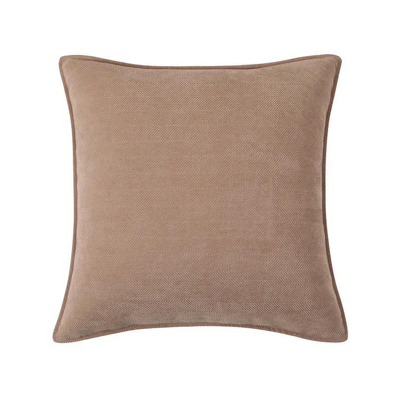 Axyaa Chenille Herringbone Embossed Pillowcase Set for Bedroom and Couch