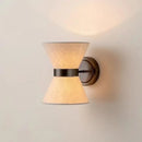 Axyaa Fabric Wall Lamp: Retro Japanese LED Bracket Light for Living Room Bedroom
