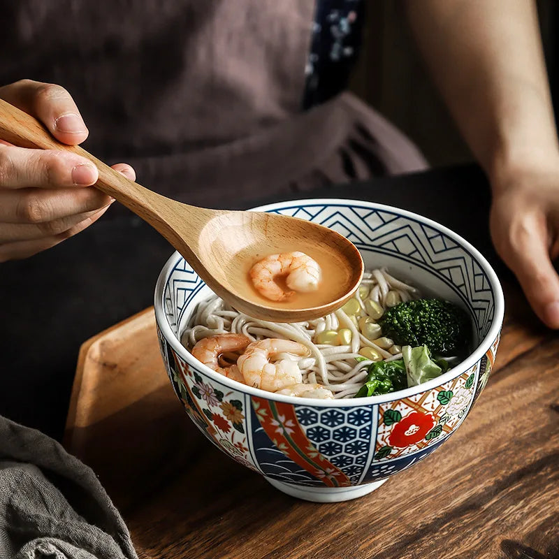 Axyaa Wooden Spoon Set: Eco-Friendly Kitchen Utensils for Mixing, Serving, Stirring