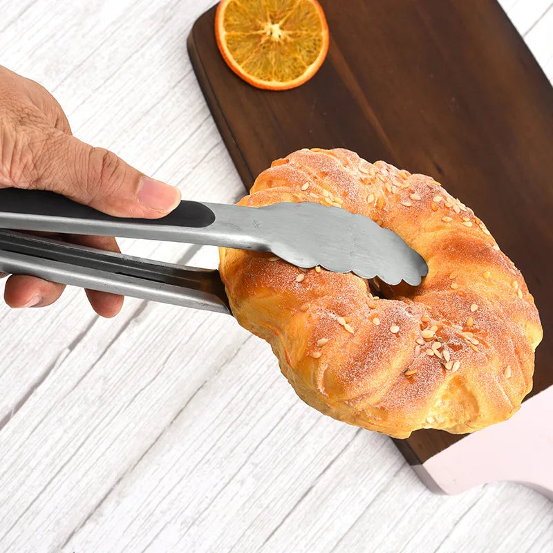 Axyaa Stainless Steel Food Tong for Safe Kitchen Handling