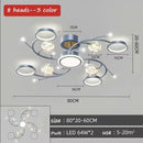Axyaa Starry Sky Chandelier LED Ceiling Lamp for Modern Nordic Living Room