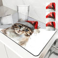 Axyaa Christmas Draining Mat: Super Absorbent Coffee & Dish Drying Pad