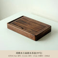 Axyaa Wooden Tea Tray: Compact, Stylish Tea Set for Brewing, Draining, and Storage