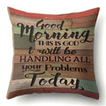Axyaa Nordic Pillowcase Set - Simple Letter Design for Home, Hotel, Car Decoration