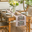 Axyaa Watercolor Plants Table Runner - Wedding & Dining Decoration