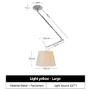 Axyaa Nordic Swing Arm Chandelier, Retractable LED Ceiling Lamp for Home Decoration