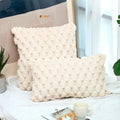 Axyaa Winter Plush Cushion Cover - Sofa Bed Room Decor Pillowcase