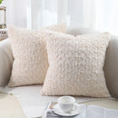 Axyaa Luxury Fluffy Fur Pillow Cover Modern Home Decorative Cushions