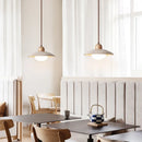 Axyaa Wood Cream Chandelier Retro Indoor Pendant Lamp Decor Lighting