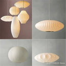 Silk Japanese Pendant Lights for Staircase by Axyaa - LED Restaurant Lighting
