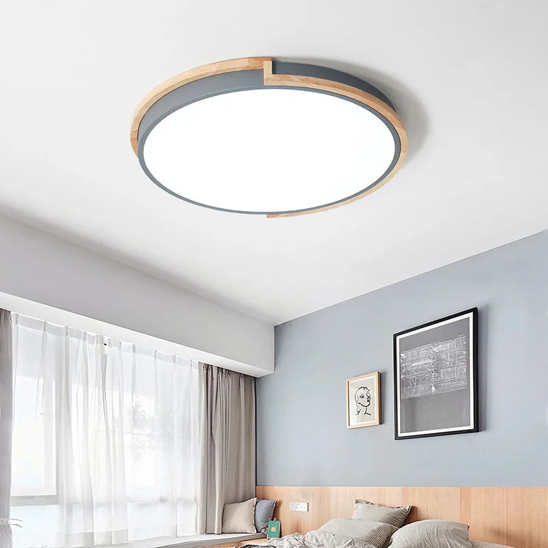 LED Macaron Chandelier for Bedroom Living Room, Modern Interior Lighting Fixture by Axya.