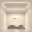 Axyaa Dimmable LED Ceiling Chandelier: Modern Minimalist Living Room Light for Home Decor