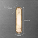Axyaa LED Marble Wall Lamp for Modern Living Room and Bedroom