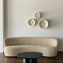 Axyaa Cream Resin Wall Lamp for Living Room and Restaurant Lighting