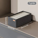 Axyaa Stackable Drawer Organizer Set for Clothes, Underwear, Socks, and Bras
