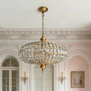 Axyaa French Retro Crystal Chandelier - High-end Medieval Design for Living Room & Restaurant