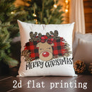 Axyaa Christmas Gnomes & Snowman Pillow Covers for Sofa, Bedroom, Car