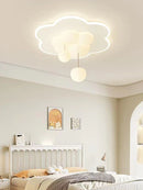 Axyaa Cream Cloud Pendant: Modern Nordic Minimalist Bedroom & Kids' Room Lamp