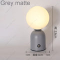 Axyaa Tricolored LED Ball-on-cylinder Rechargeable Lamp Touch Desk Light