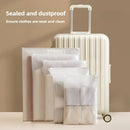 Axyaa Travel Storage Bag Set - Transparent Waterproof Sorting for Clothes and Underwear