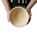 Axyaa Rattan Woven European Fermentation Basket for Baking and Storage