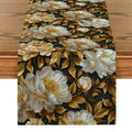 Axyaa 3D Effect Floral Table Runner for Farmhouse Dining Decor