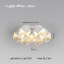 Axyaa Modern Gypsophila Ceiling Chandelier, Elegant Pendant Light for Bedroom, Living, Dining Room