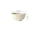 Axyaa Blue Cherry Blossom Ceramic Tableware Set