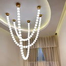 Axyaa Modern Chandelier Pendant Light Fixture for Dining Room and Salon