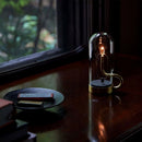 Axya Rechargeable Touch Desk Lamp with Glass Shade & Swing Magnet Base