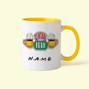 Axyaa Friends Central Perk Mug – 11oz Ceramic Tea Cup, Perfect Gift for Friends