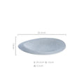 Axyaa Oval Ceramic Fish Plate Dessert Sushi Dish Specialty Tableware