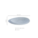 Axyaa Oval Ceramic Fish Plate Dessert Sushi Dish Specialty Tableware