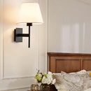 Axyaa Nordic Retro LED Wall Lamp, Classic Fabric Light for Bedroom, Living Room, Corridor