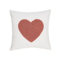 Axyaa Pink Velvet Ins Circle Love Pillowcase Embroidered Valentine's Day Bed Pillow Cover