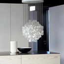 Axyaa Mother of Pearl Chandelier: Unique Danish Design Shell Pendant Light for Living Room, Dining, Villa & Staircase