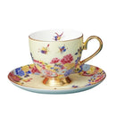 Axyaa Vintage Floral Ceramic Coffee Cup - European Style Breakfast Mug