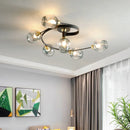 Axyaa Modern Glass Ceiling Light for Living Room - Minimalist Home Lighting