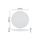 Axyaa Matte Stone Ceramic Plate Set for Molecular Cuisine and Desserts