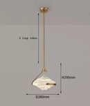 Axyaa Nordic Glass Pendant Lamp: Modern Minimalist Design for Study and Bedroom