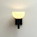Axyaa Marble Wall Lamp: Modern Wabi-Sabi Style Luxury Bedroom Lighting