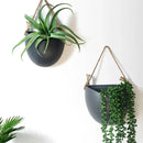 Axyaa Nordic Ceramic Flower Pendant Wall Hanging Pot- Creative & Simple Hydroponic Decor