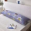 Axyaa Long Pillowcase Set for Double Couple, Winter-Warm Milk Fleece, Farai Fleece
