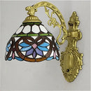 Axyaa Colorful Glass Art Tiffany Wall Lamp - Aesthetic Room Decor