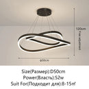 Axyaa LED Ceiling Chandelier | Modern Living Room Kitchen Bedroom Lighting Fixtures