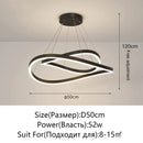 Axyaa LED Ceiling Chandelier: Modern Lighting for Living Dining Bedroom Kitchen Decor