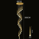 Axyaa Crystal Chandelier: Modern Stair Pendant Light for Living Room & Interior Lighting